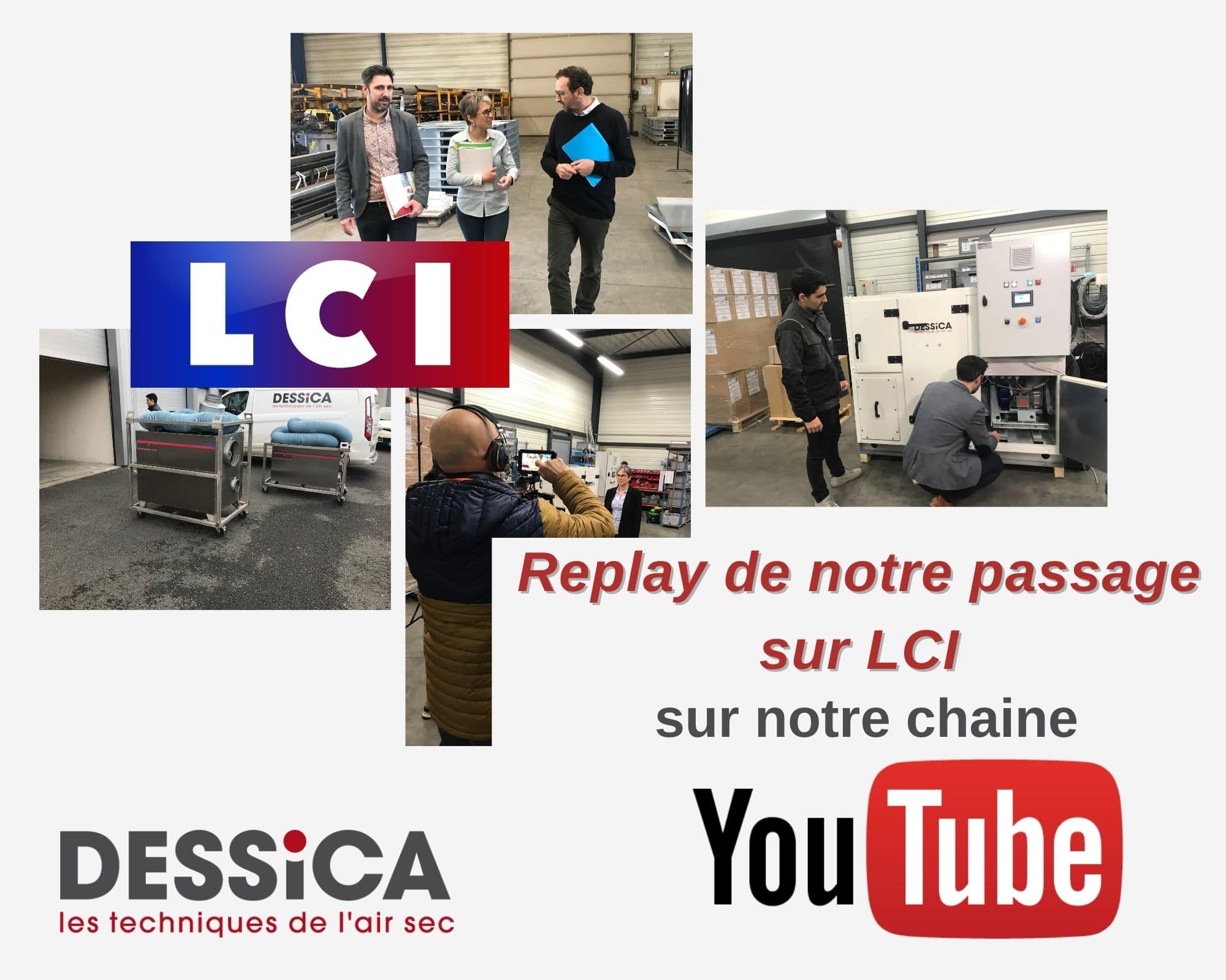 Montage DESSICA Replay de notre passage sur LCI